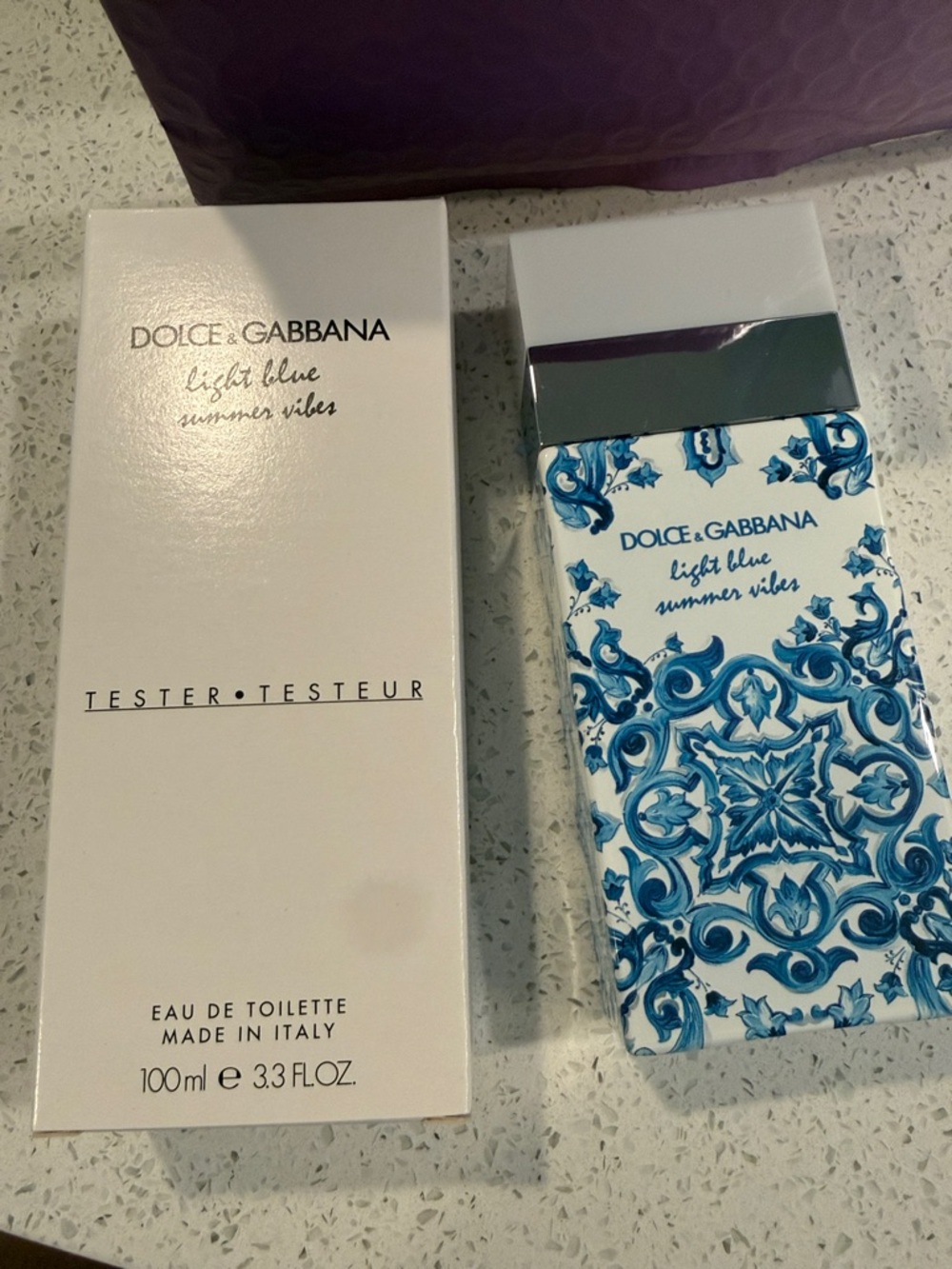 *NWB  3.3OZ* Dolce & GABBANA summer vibes 3.3oz. Tester box